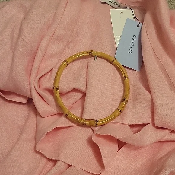 Sleeper Linen Pink Robe NWT - Picture 2 of 6